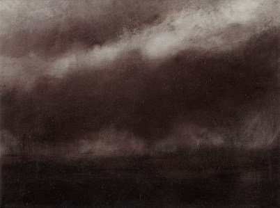 Twilight Rd to Bregenz III Oil on Polyester 29x38cm