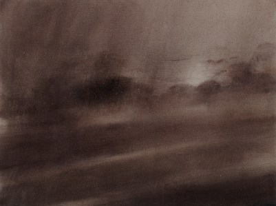 Twilight Rd to Bregenz IV Oil on Polyester 29x38cm